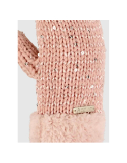 Moufles polaire manon rose enfant - Cairn