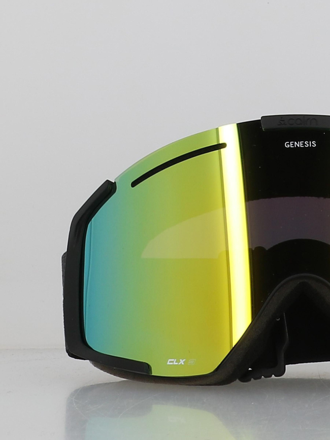 Masque de ski genesis clx3 noir et doré homme - Cairn