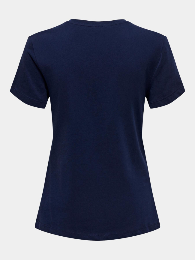 T-shirt de sport onplux life bleu marine femme - Only Play