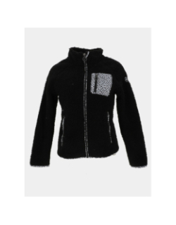 Veste polaire denise noir femme - Angele Sportwear