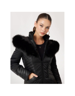 Doudoune cintrée bi-matière new oxana noir femme - Guess