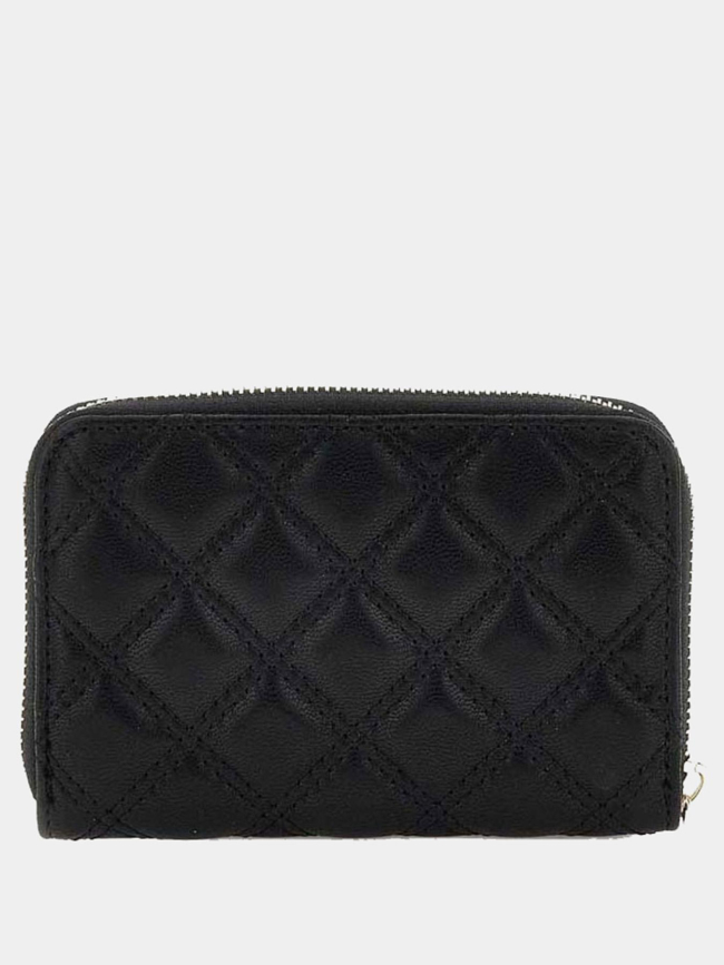 Mini portefeuille matelassé didi noir femme - Guess