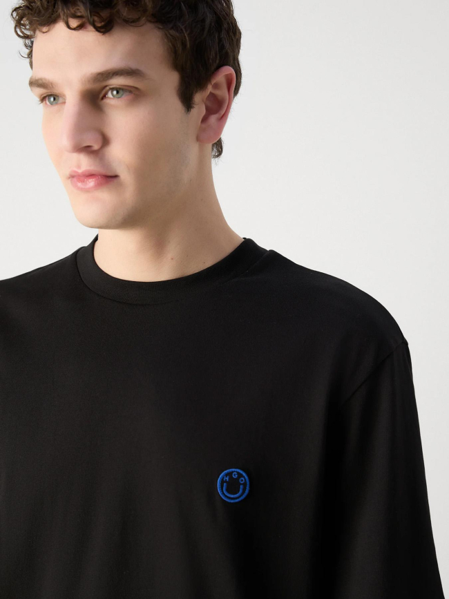 T-shirt à manches courtes niley noir homme - Hugo