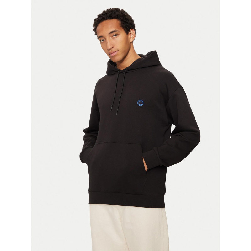 Sweat à capuche nottyo noir homme - Hugo