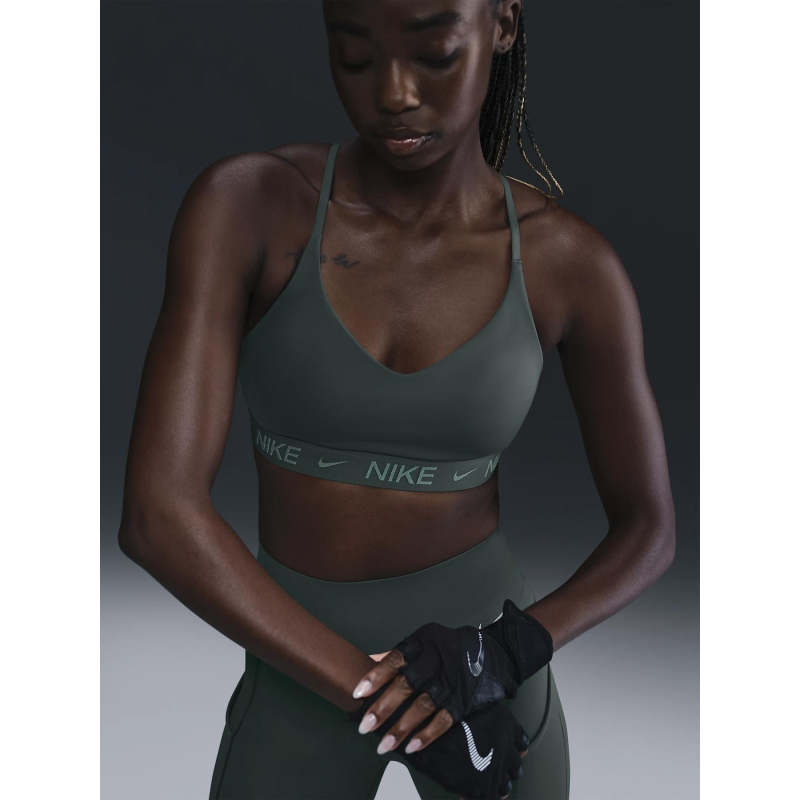 Brassière de sport indy vert femme - Nike