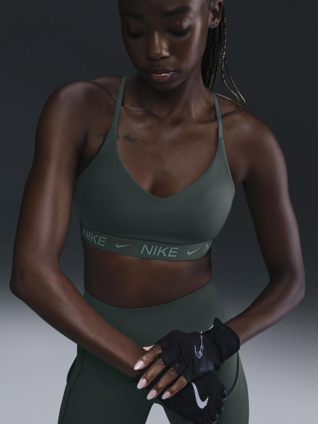 Brassière de sport indy vert femme - Nike