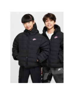 Doudoune nsw low logo rose noir enfant - Nike