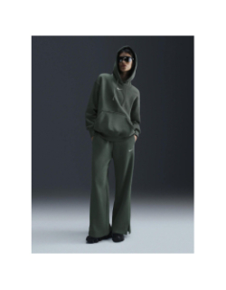 Sweat à capuche phoenix fleece vert femme - Nike