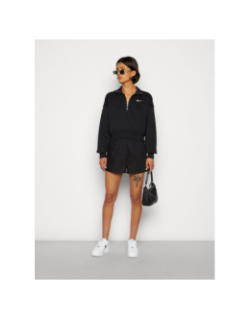 Sweat crop col zippé nsw phoenix noir femme - Nike