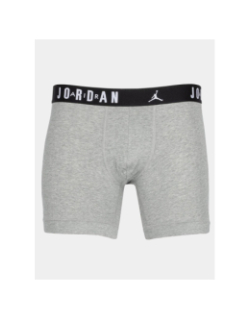 Pack 3 boxers flight noir gris rouge homme - Jordan