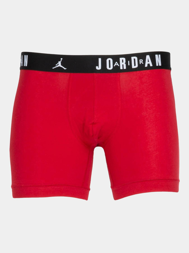 Pack 3 boxers flight noir gris rouge homme - Jordan