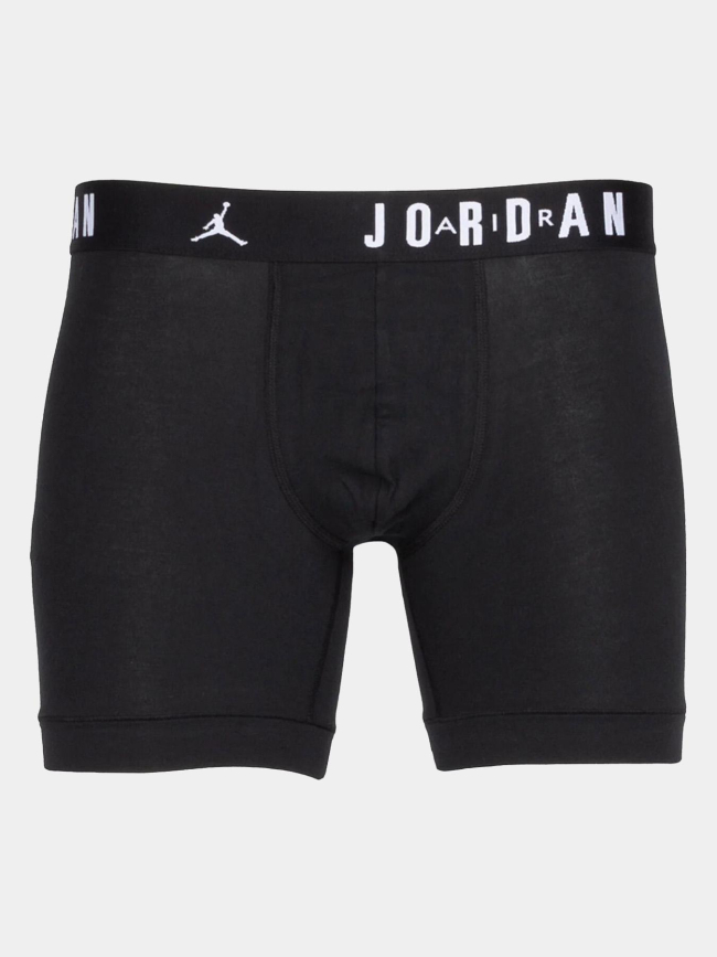 Pack 3 boxers flight noir gris rouge homme - Jordan