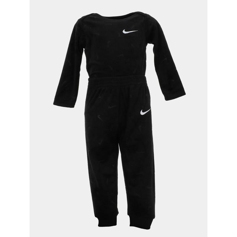 Ensemble body et pantalon new impressions noir bébé - Nike