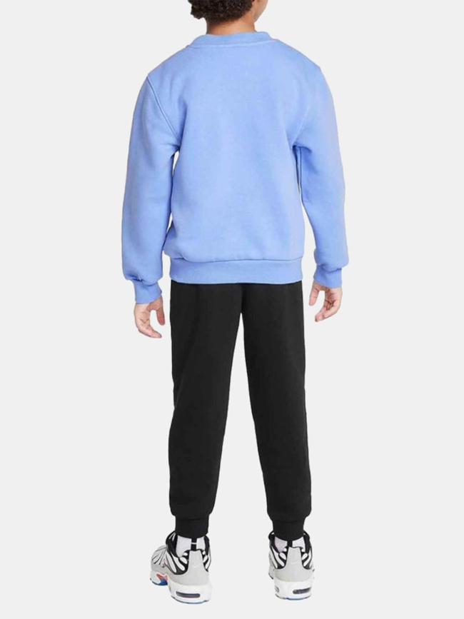 Ensemble sweat jogging nsw swoosh noir bleu enfant - Nike