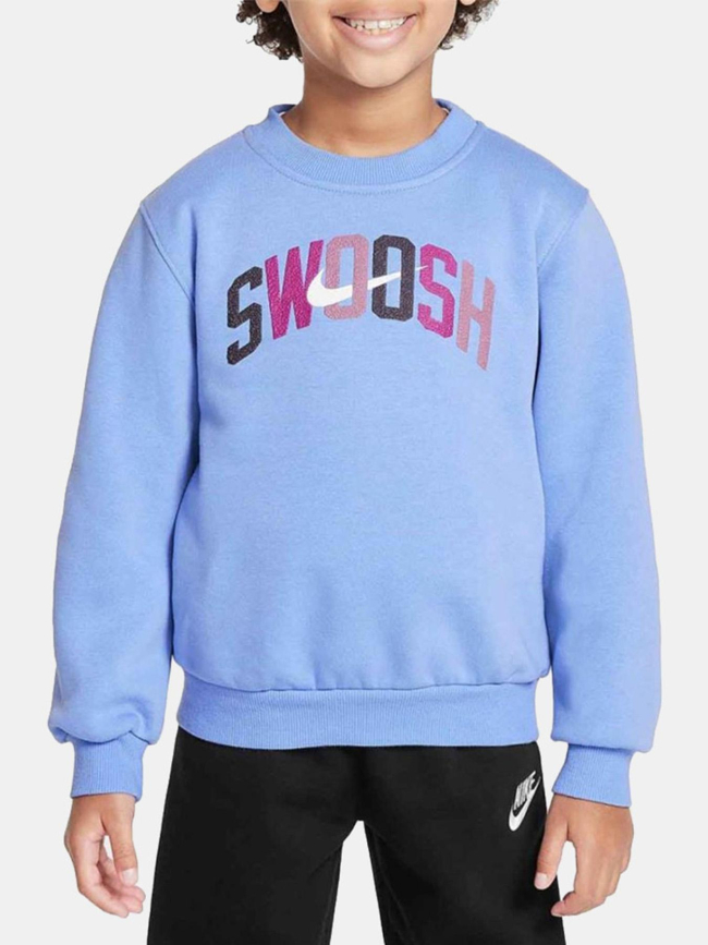 Ensemble sweat jogging nsw swoosh noir bleu enfant - Nike