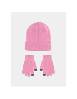Ensemble bonnet et gants futura rose fille - Nike