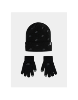 Ensemble bonnet et gants futura noir enfant - Nike