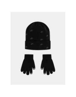 Ensemble bonnet et gants futura noir enfant - Nike