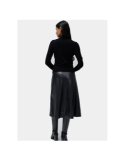 Pull slim avec nœud au col noir femme - Salsa