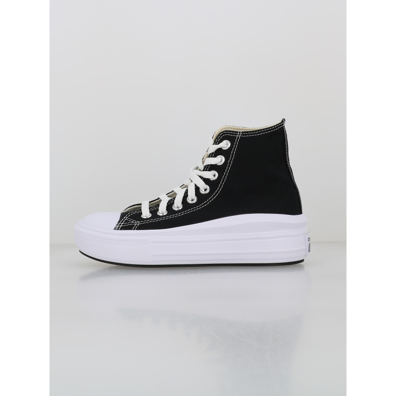 Converse haute plateforme chuck taylor all star move noir femme