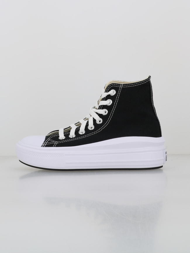 Converse haute plateforme chuck taylor all star move noir femme