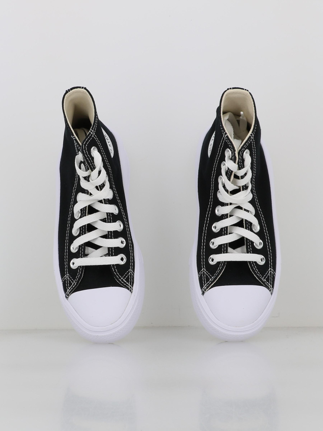 Converse haute plateforme chuck taylor all star move noir femme