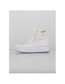 Converse all star move plateforme blanc femme