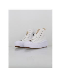 Converse all star move plateforme blanc femme