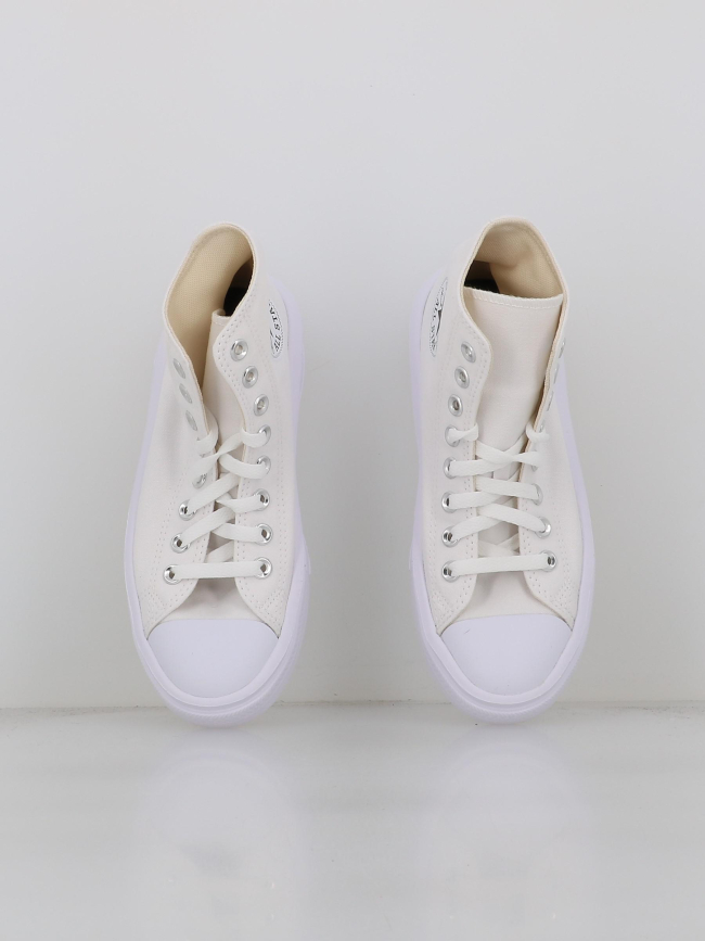 Converse all star move plateforme blanc femme