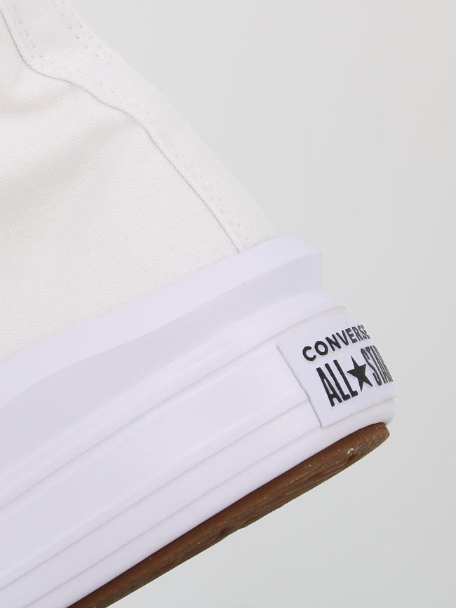 Converse all star move plateforme blanc femme