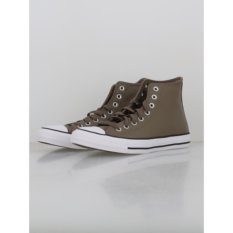 Converse en cuir chuck taylor all star marron