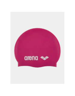 Bonnet de bain classic silicone fuchsia - Arena