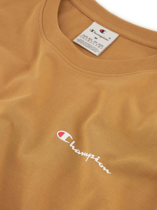 T-shirt à manches courtes crewneck marron homme - Champion