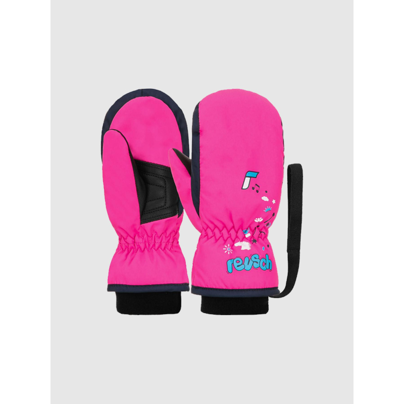 Moufles de ski musique rose enfant - Reusch