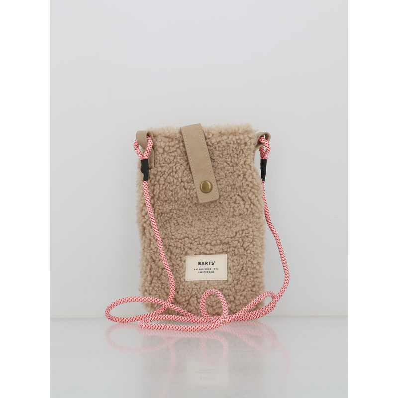 Sacoche téléphone teddy bugbane beige femme - Barts