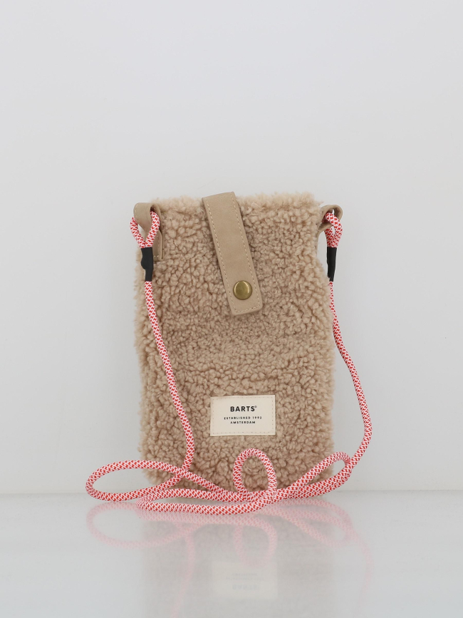 Sacoche téléphone teddy bugbane beige femme - Barts