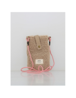 Sacoche téléphone teddy bugbane beige femme - Barts