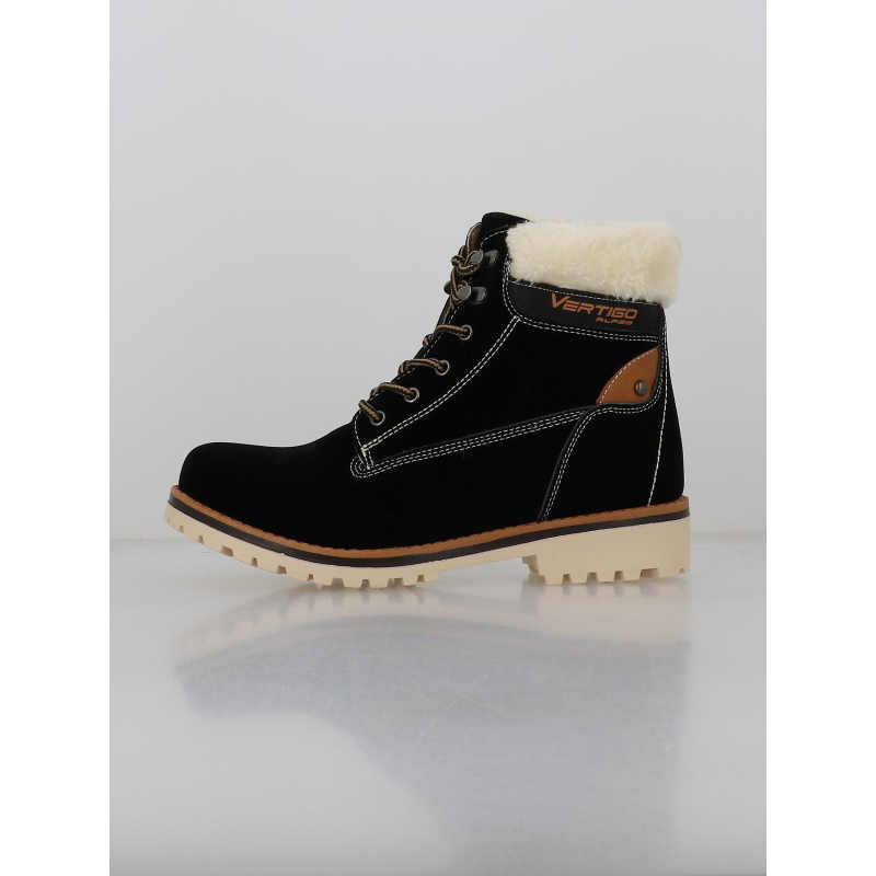 Boots fourrées castro noir femme - Alpes Vertigo
