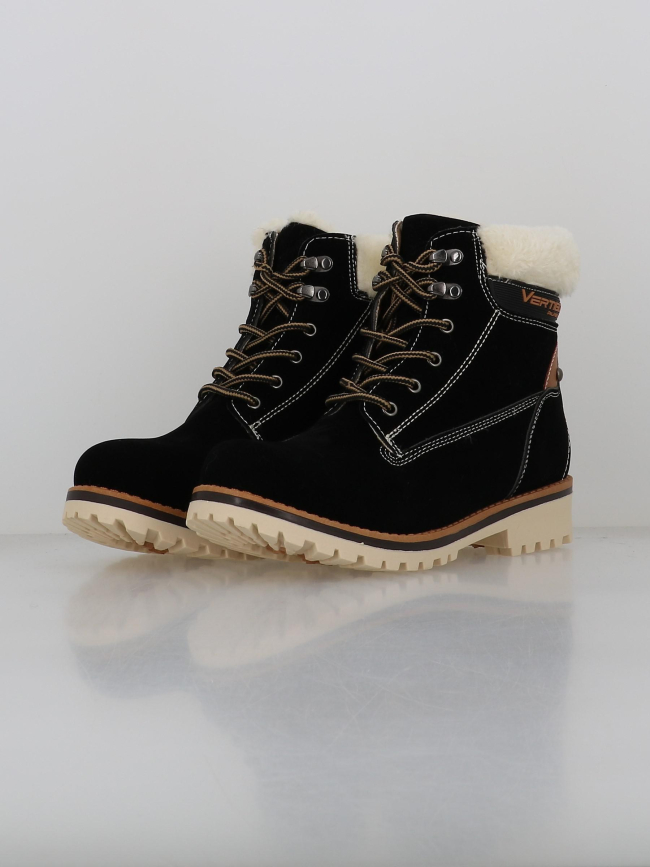 Boots fourrées castro noir femme - Alpes Vertigo
