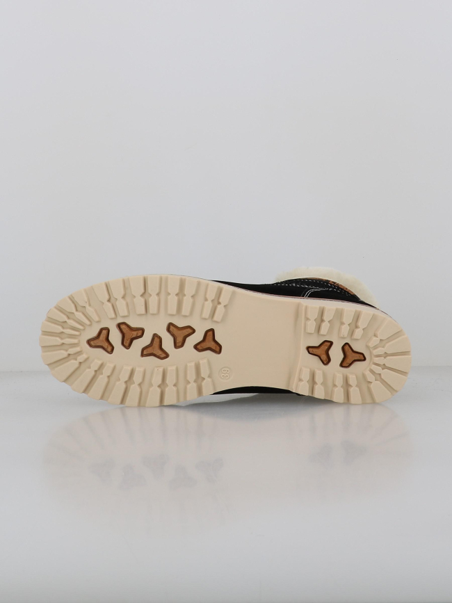 Boots fourrées castro noir femme - Alpes Vertigo