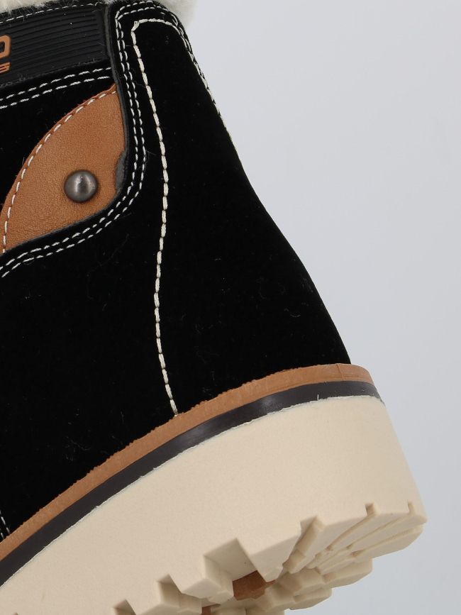 Boots fourrées castro noir femme - Alpes Vertigo