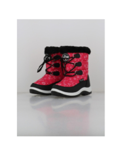 Bottes de neige polaire uflow rose fille - Alpes Vertigo