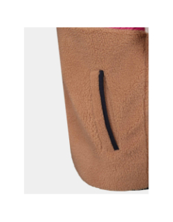 Veste polaire seconde couche sherpa beige femme - Aulp