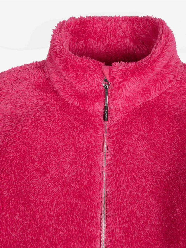 Veste polaire vaski rose enfant - Aulp