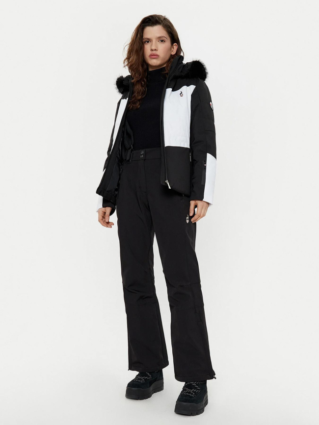 Veste de ski sandi noir blanc femme - Aulp