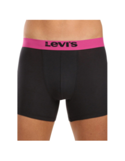 Coffret cadeau 3 boxers neon noir homme - Levi's