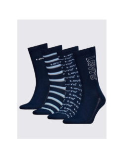 Pochette cadeau 4 paires de chaussettes noir homme - Levi's