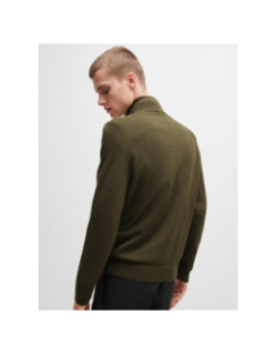 Pull col zippé montant san quintus kaki homme - Hugo
