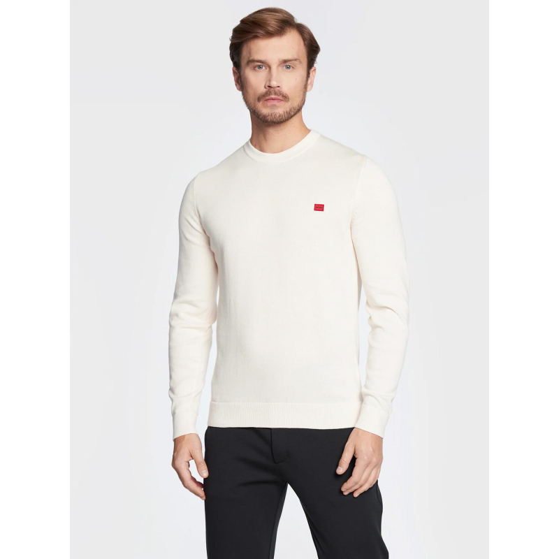 Pull fin san cassius beige homme - Hugo