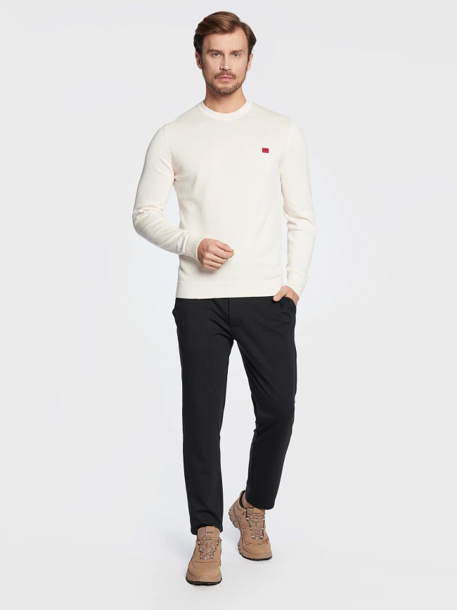 Pull fin san cassius beige homme - Hugo